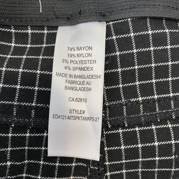 Ricki's Women's Black Checker Dress Pants Size‎ Medium - Picture 6 of 11